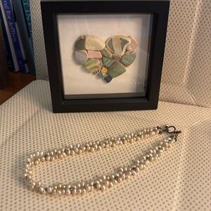 Pearl Necklace🤍Fresh Water Champagne Pearls 17” Vintage